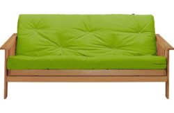ColourMatch Cuba 2 Seater Futon Sofa Bed - Apple Green